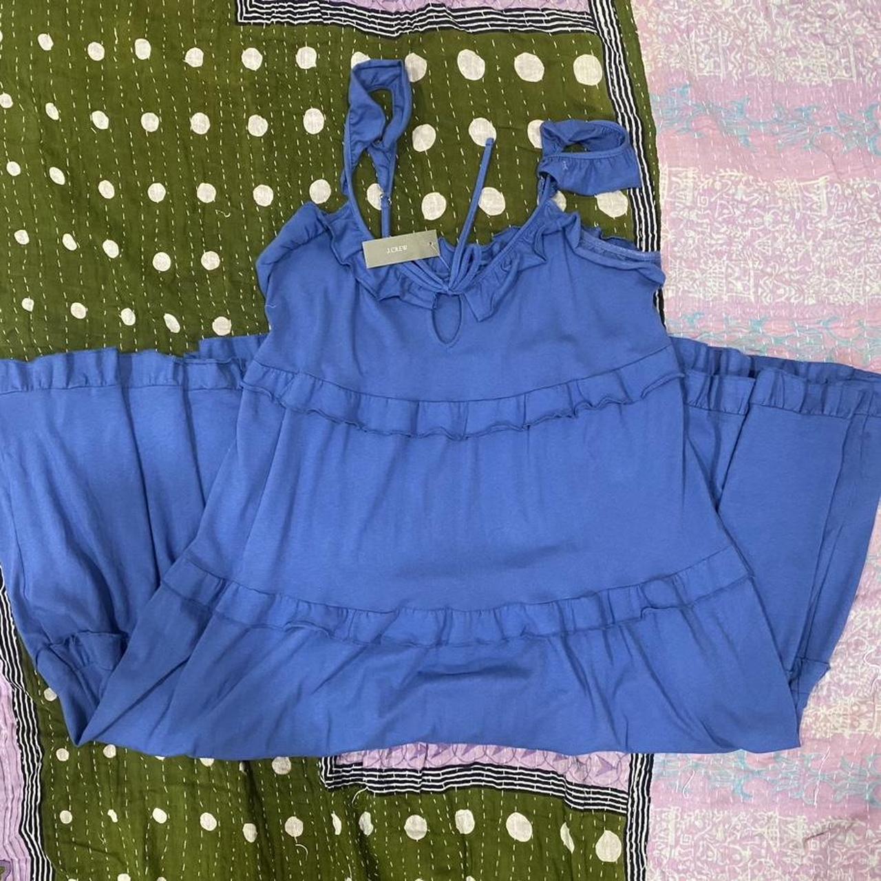 J.Crew Women's Blue Dress | Depop