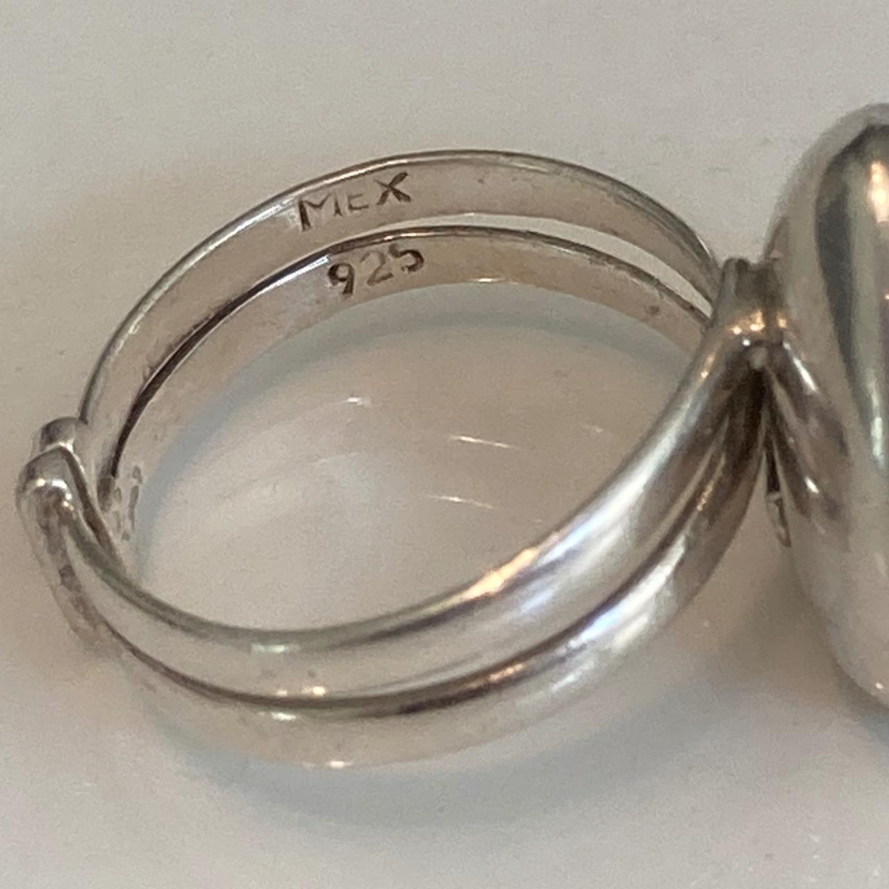 Source Unknown Women's Ring - Silver – Signed Ste… - image 3