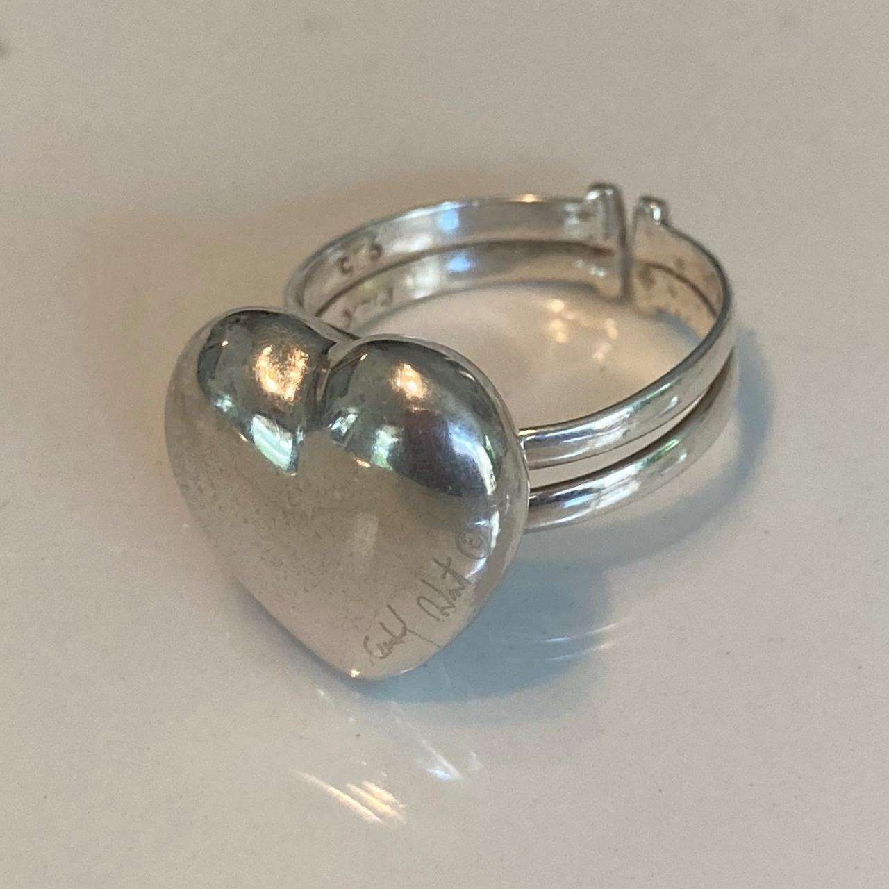 Source Unknown Women's Ring - Silver – Signed Ste… - image 2