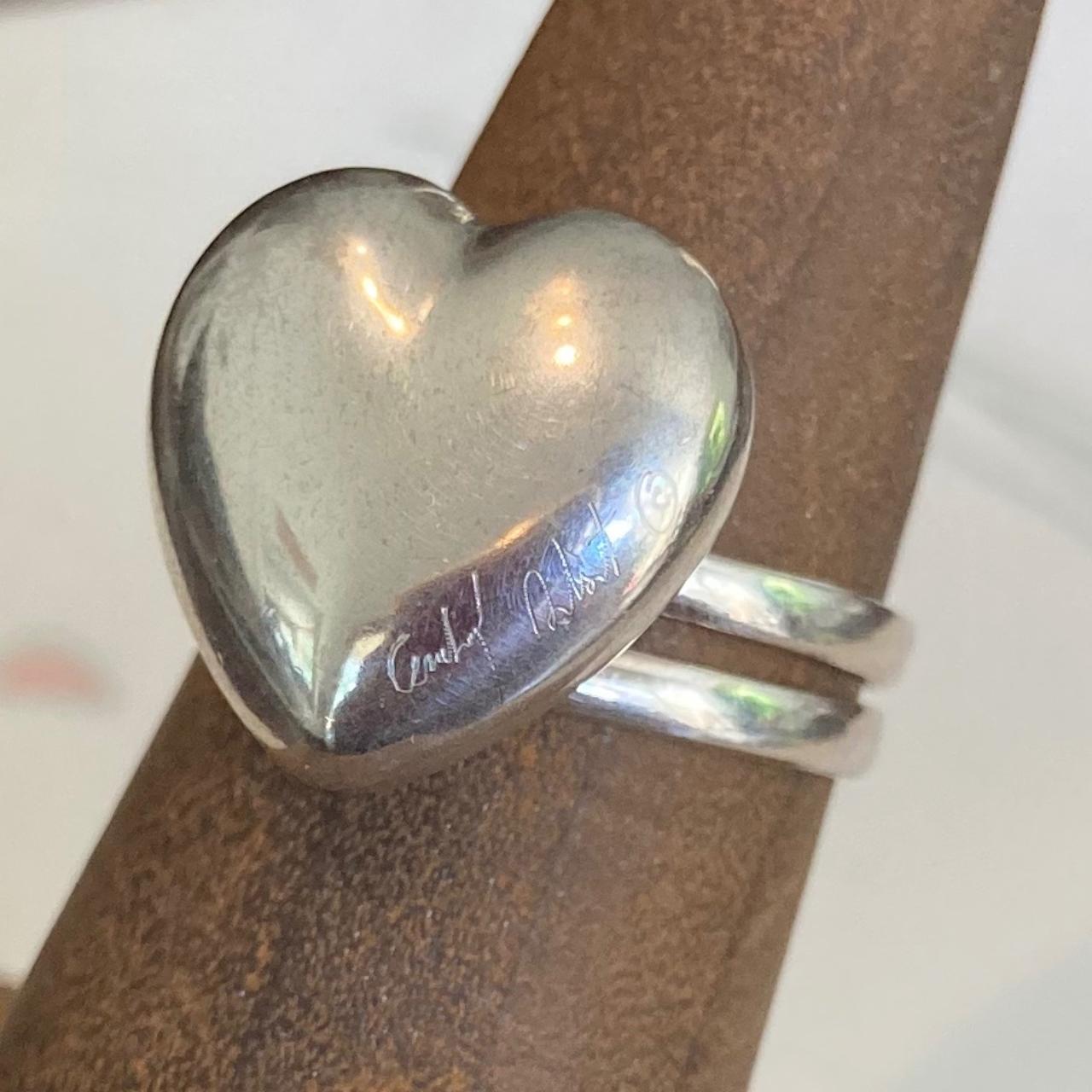 Source Unknown Women's Ring - Silver – Signed Ste… - image 1