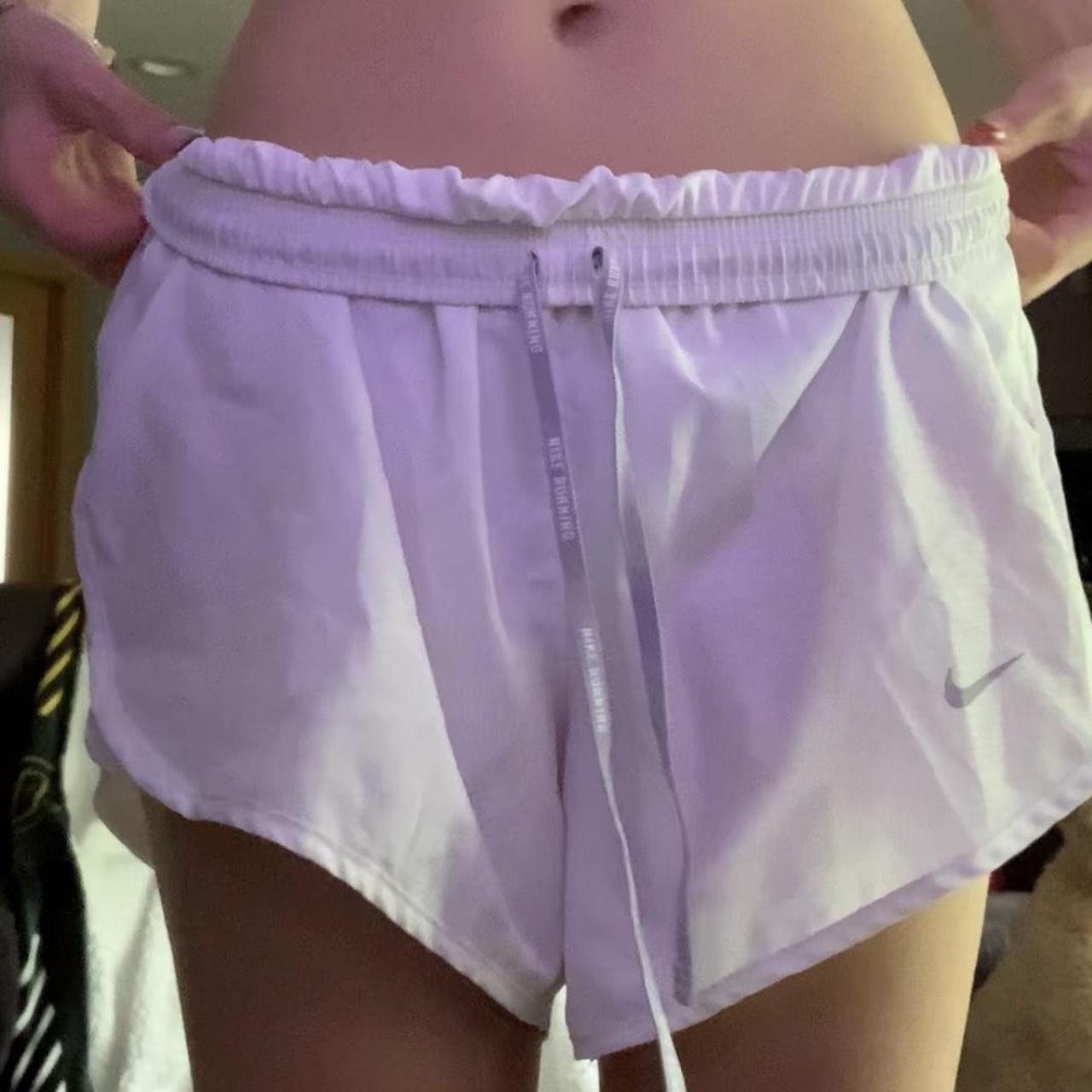 womens white nike air shorts