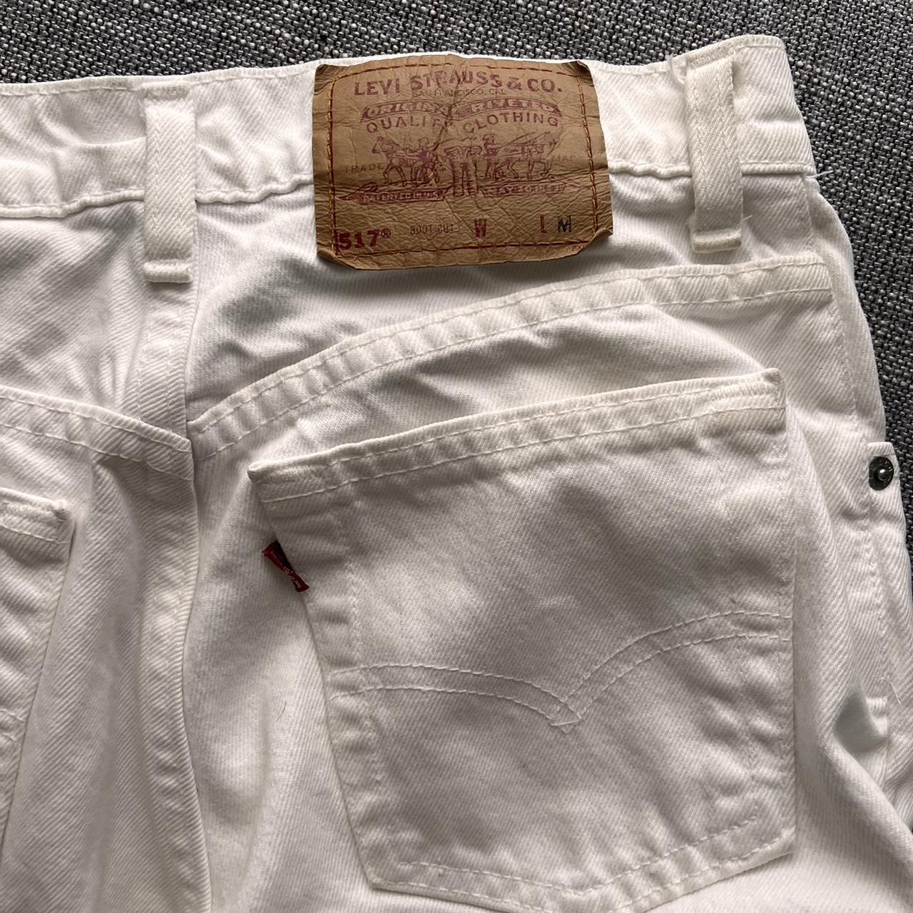 White strait leg vintage levis Best for 24... - Depop