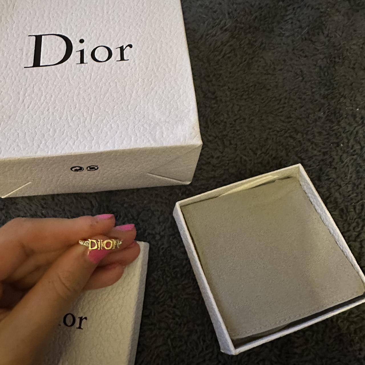 dior ring price reflects authenticity Depop