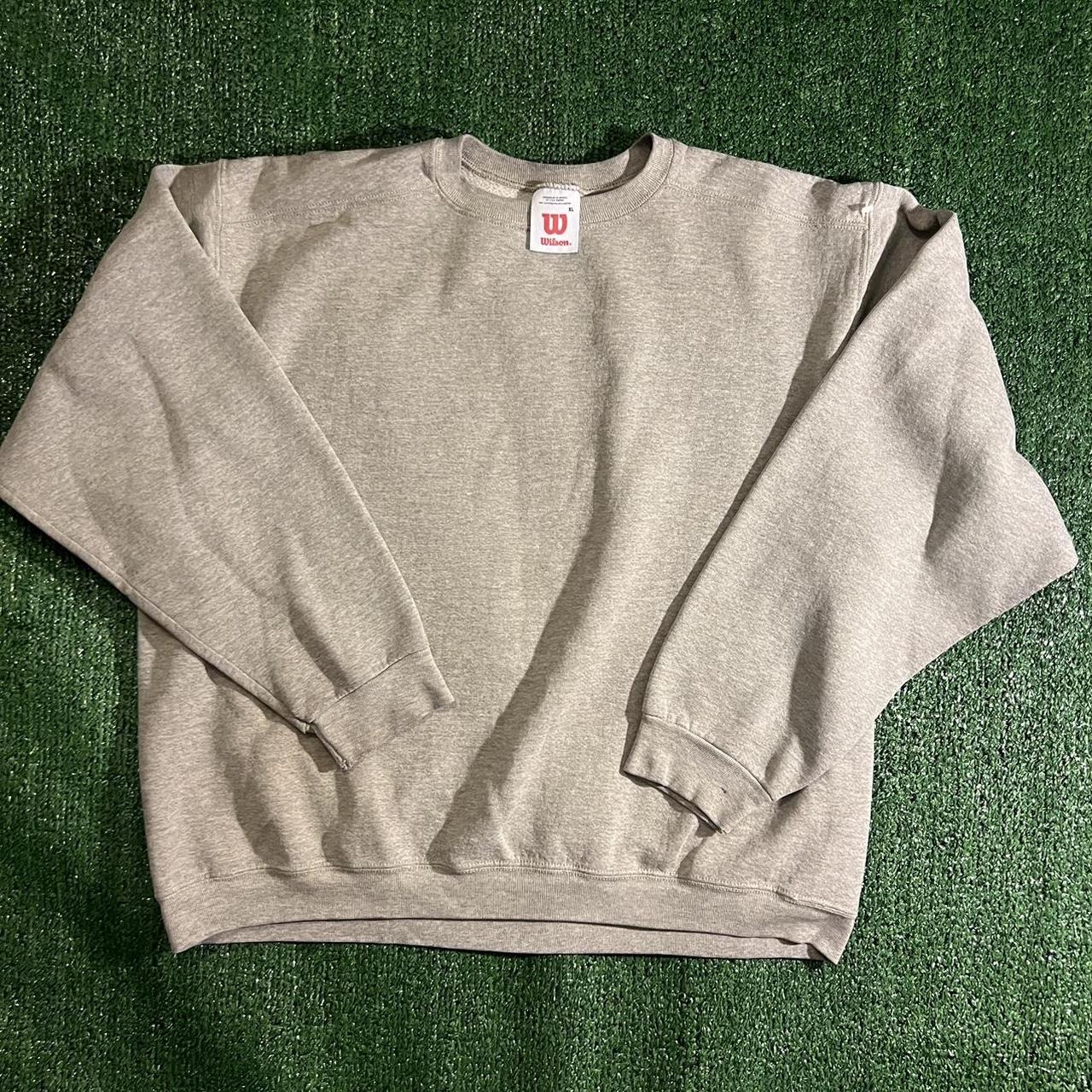 Vintage plain wilson sweatshirt Length: 26in Pit... - Depop