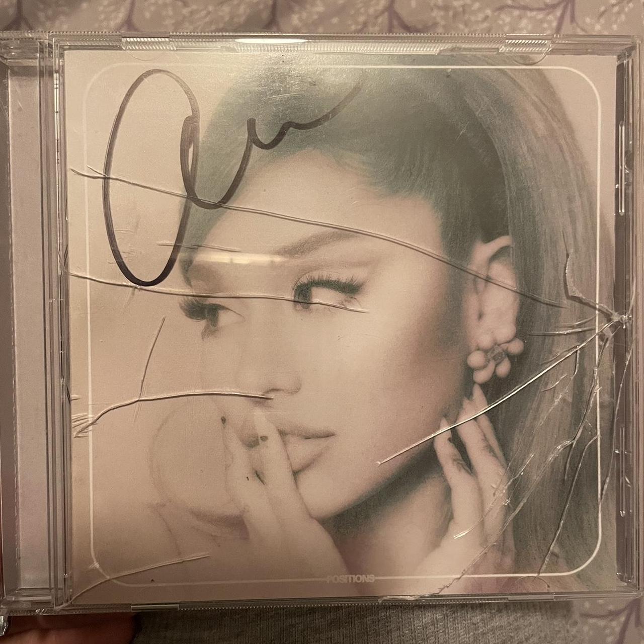 ariana grande signed cd (cracked) - Depop