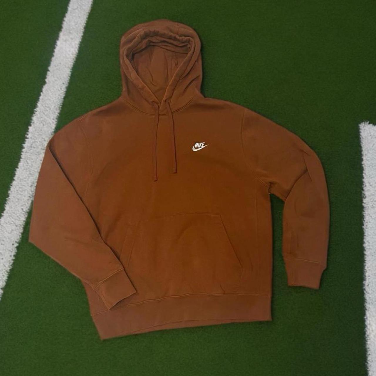 mens brown nike hoodie