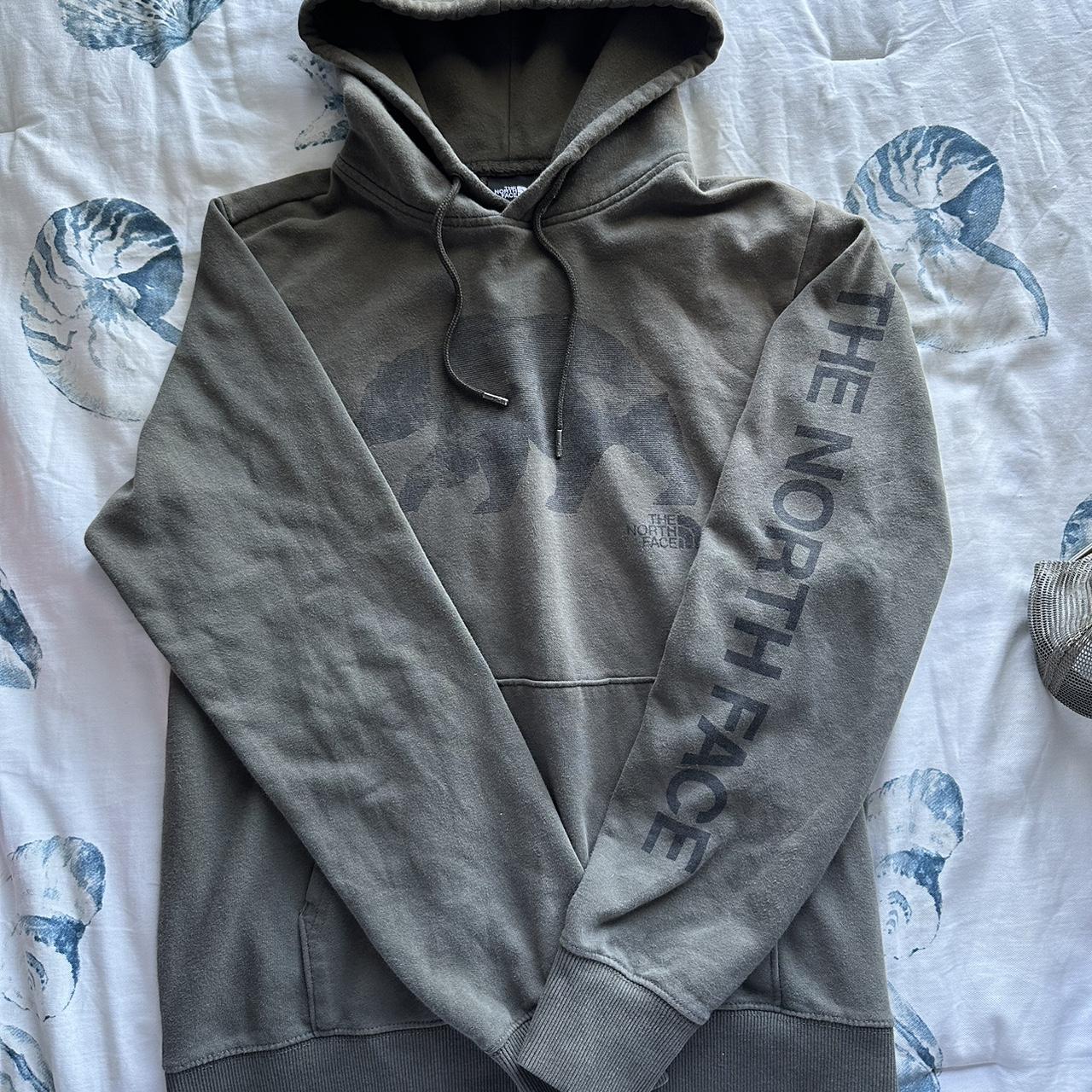 North Face Bear Hoodie Size: S, fits big for a... - Depop