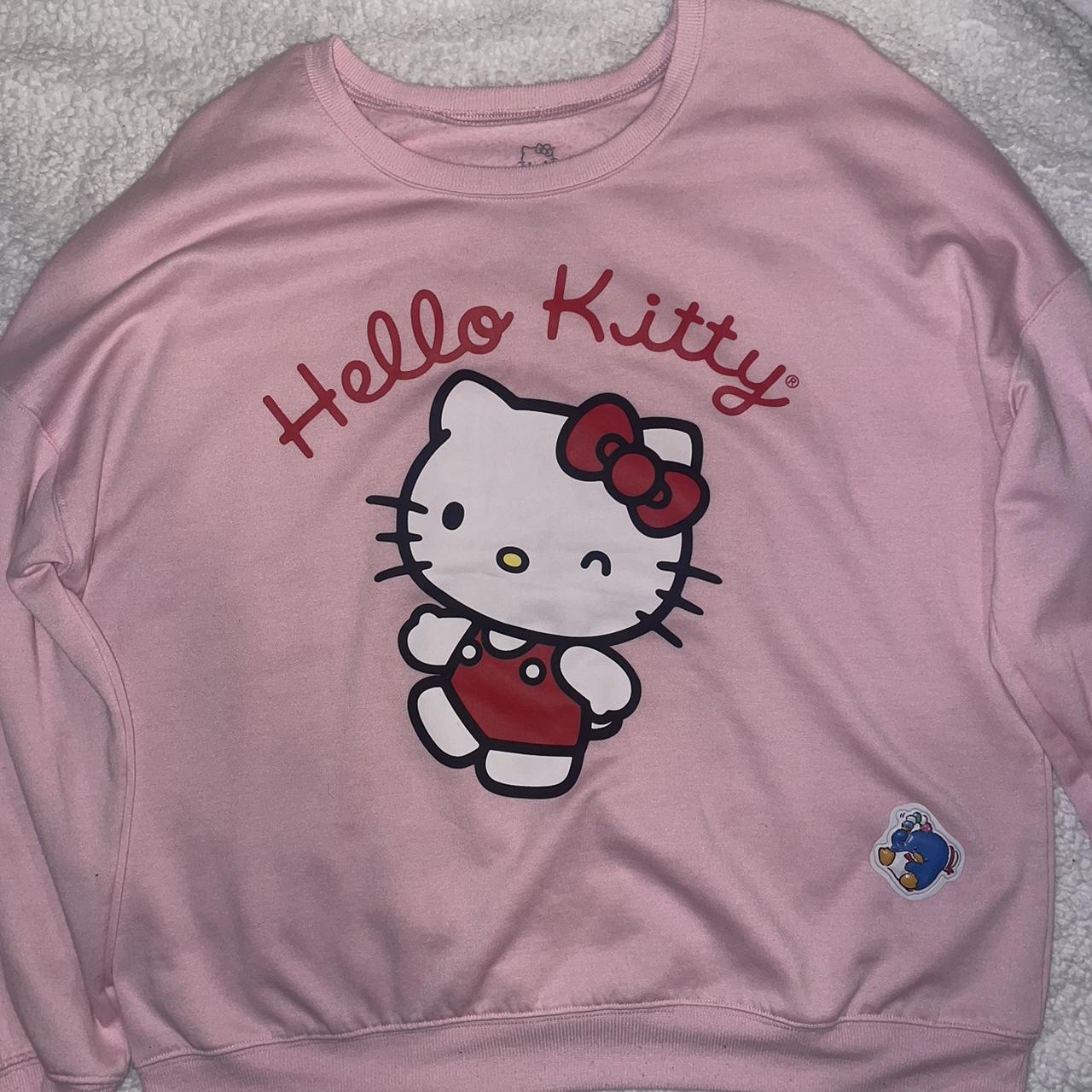 Pink Hello Kitty Sweatshirt - Depop