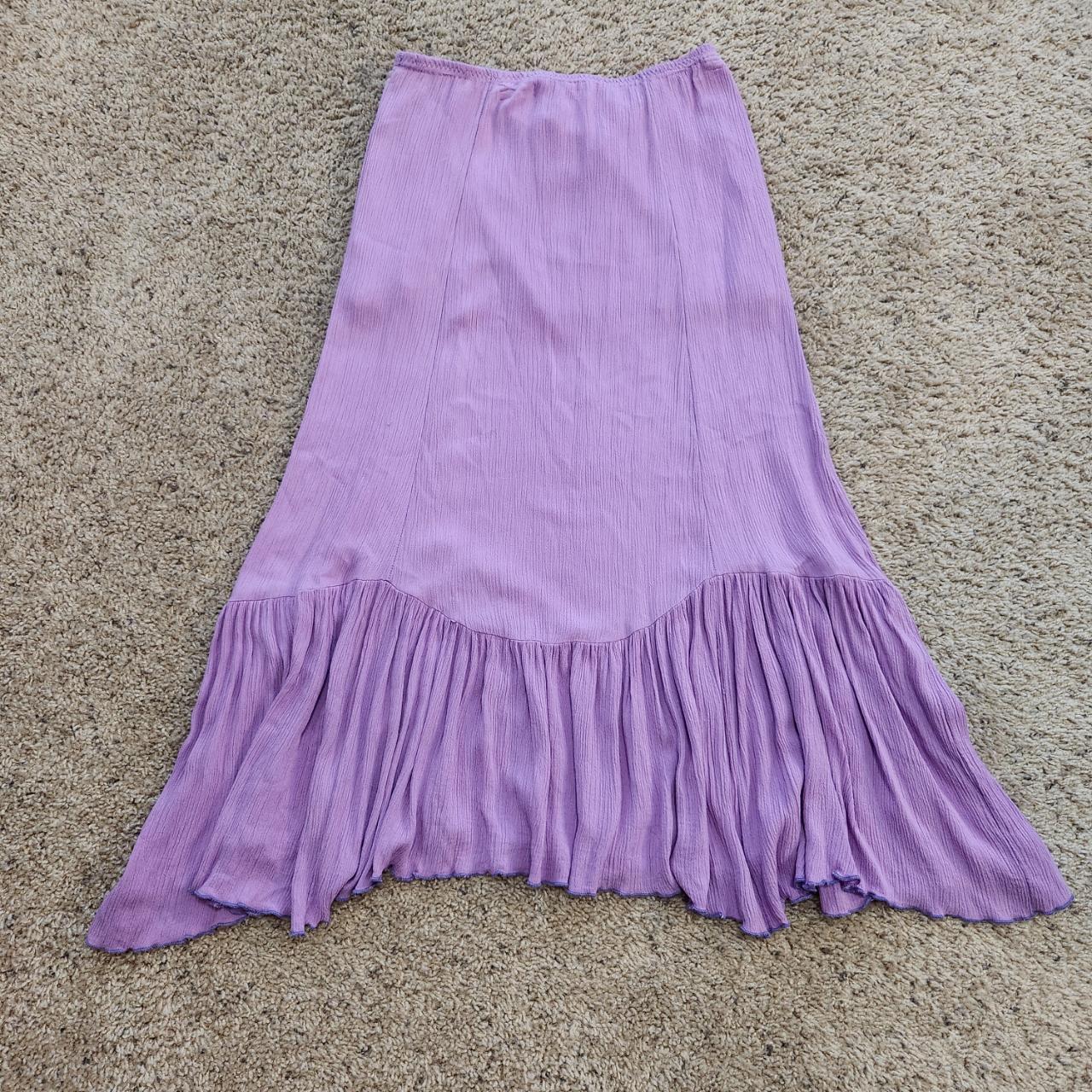 Urban Outfitters Women's Purple Skirt | Depop