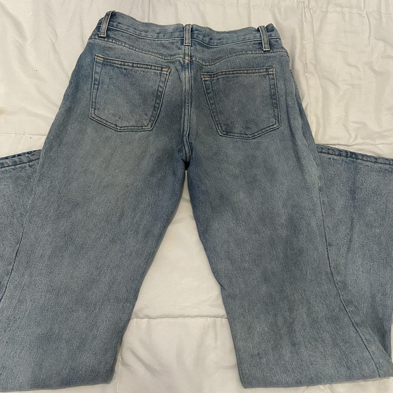 Low Rise Flare/ Baggy Jeans #baggylowrise #y2k... - Depop