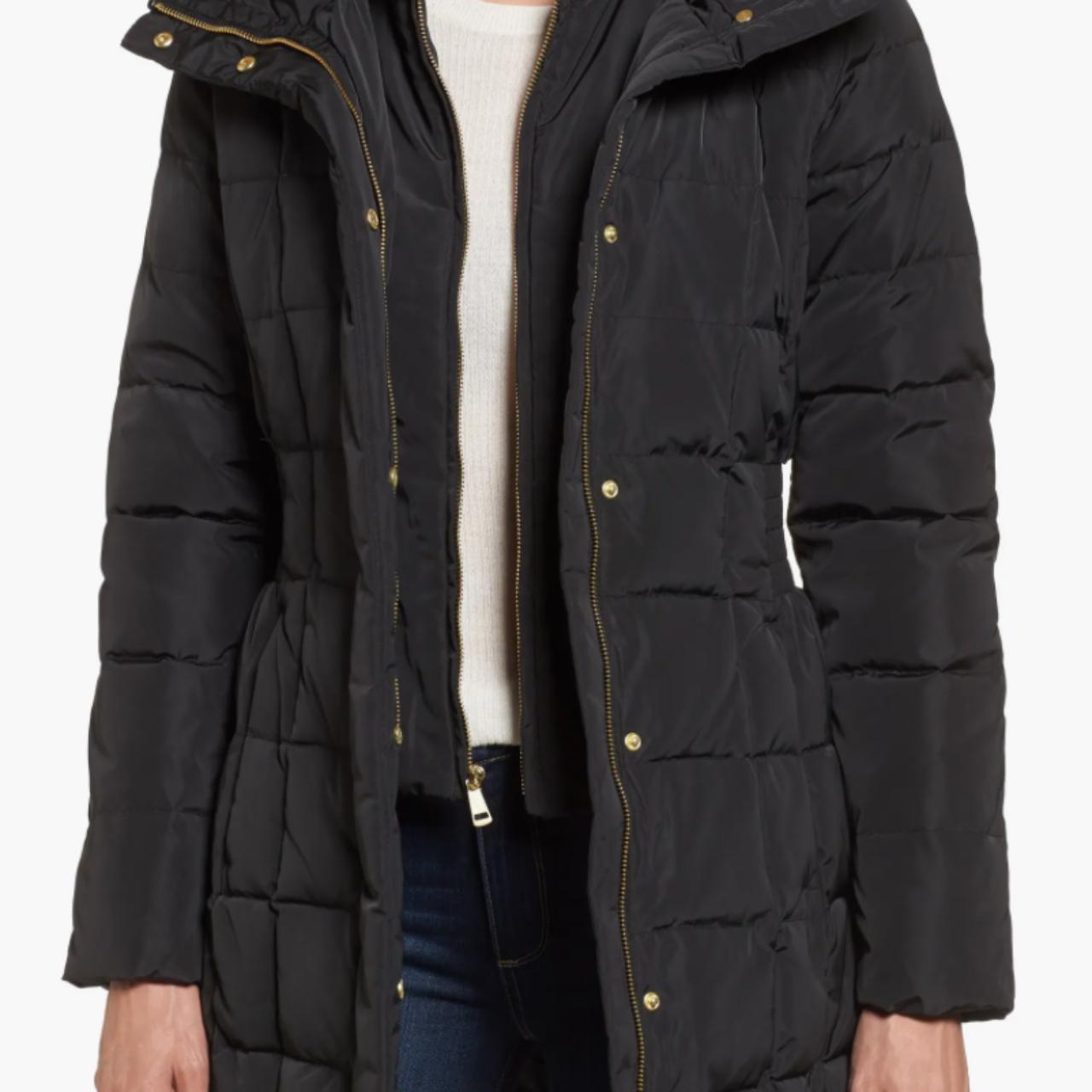 Cole haan hooded best sale down and feather jacket