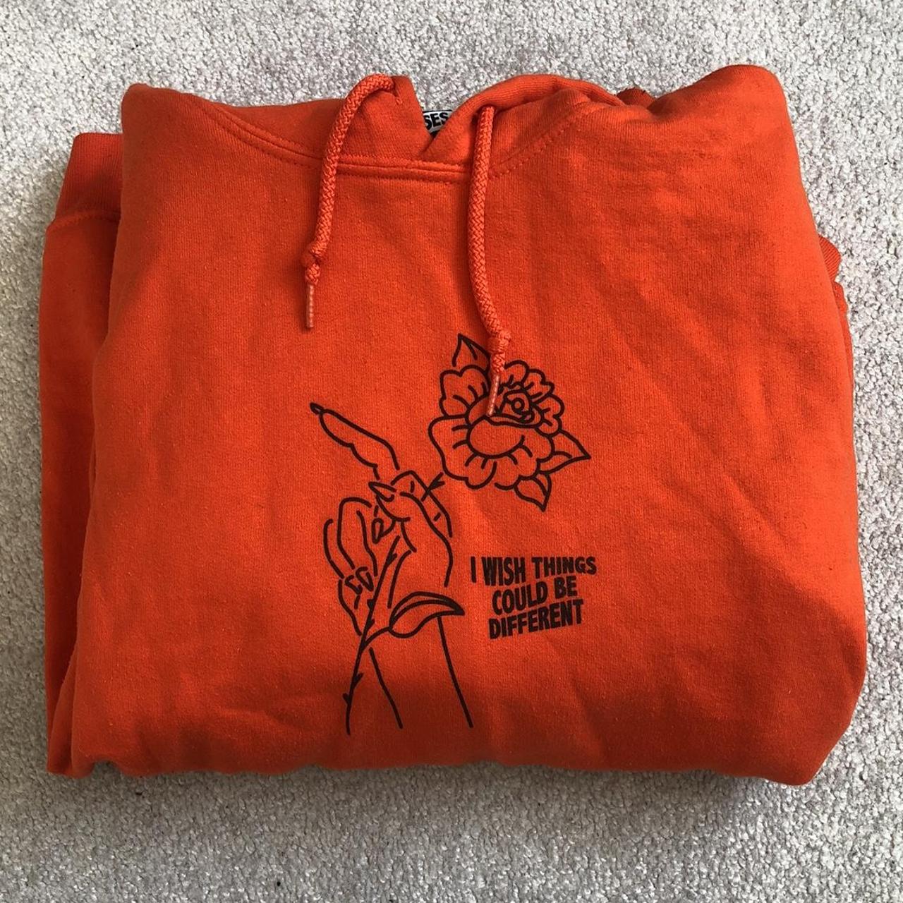 Orange clearance hoodie zumiez