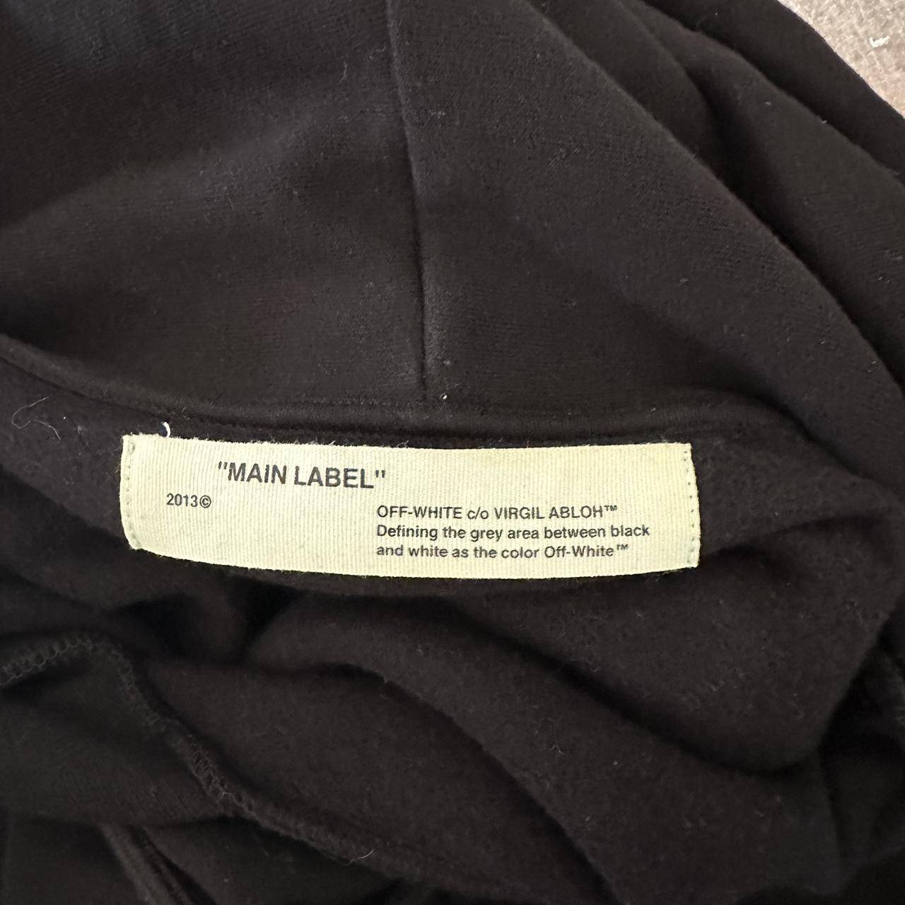 Off White Hoodie Size XL Size tag was cut off. Depop