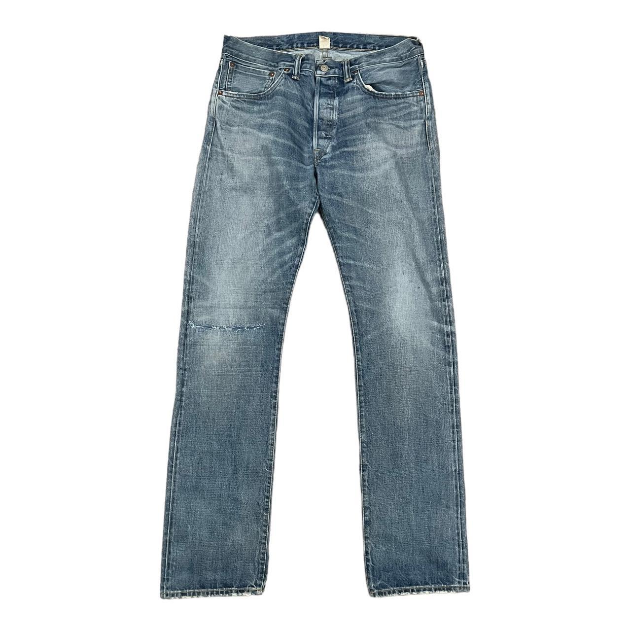 Ralph Lauren Double RRL Slim Straight Jeans Size:... - Depop