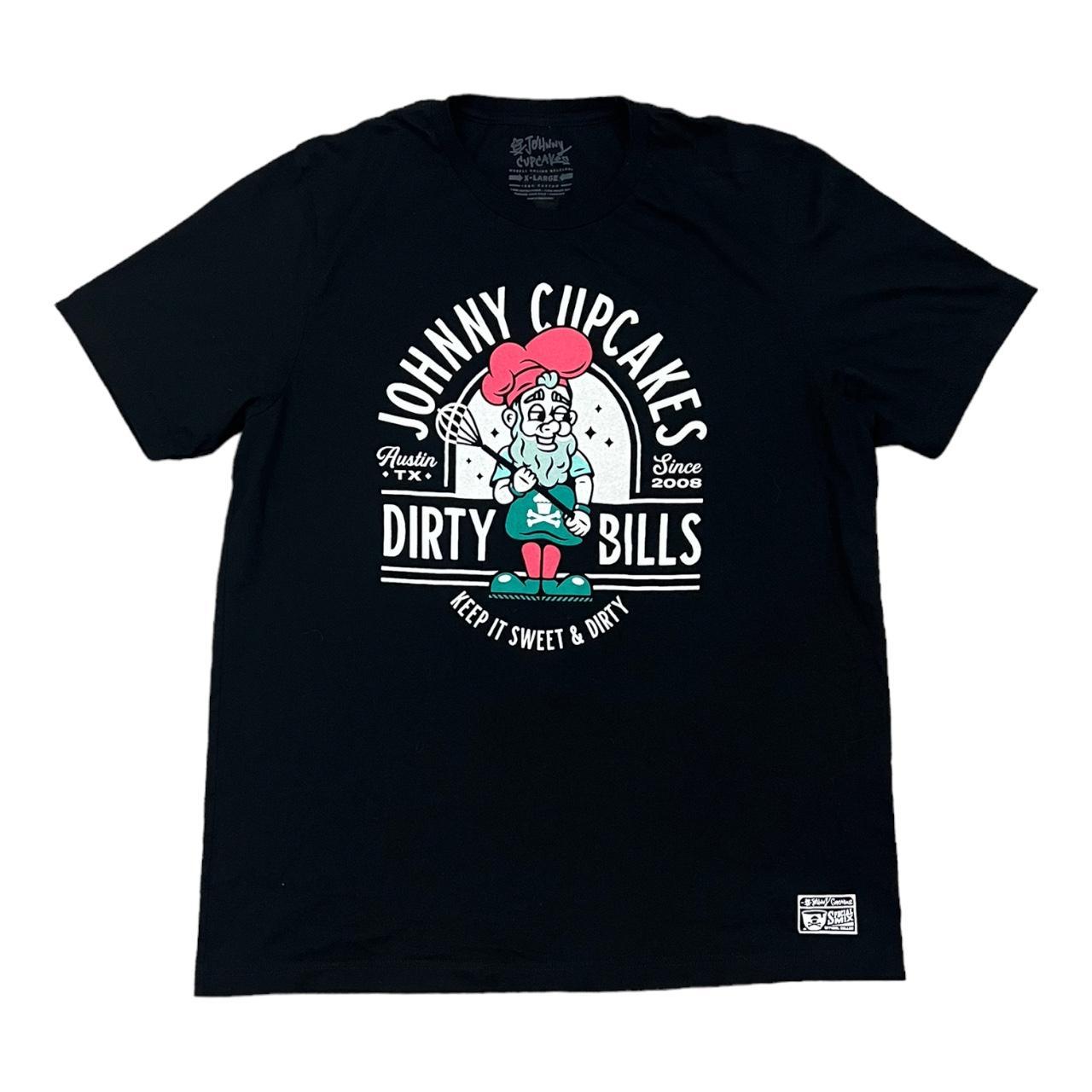 Johnny Cupcakes Men's Black Tshirt Depop