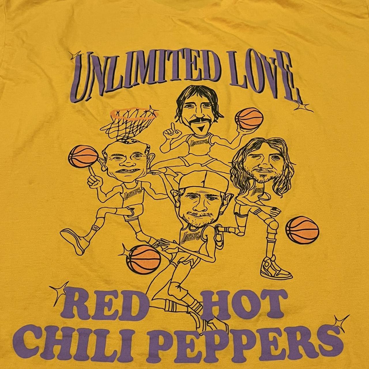 非常に高い品質 Red Hot Chili Peppers 公式 Lakers Tシャツ - トップス