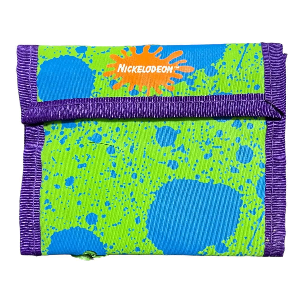 Vintage 90s Nickelodeon Velcro Wallet Size 5” X 9”... Depop