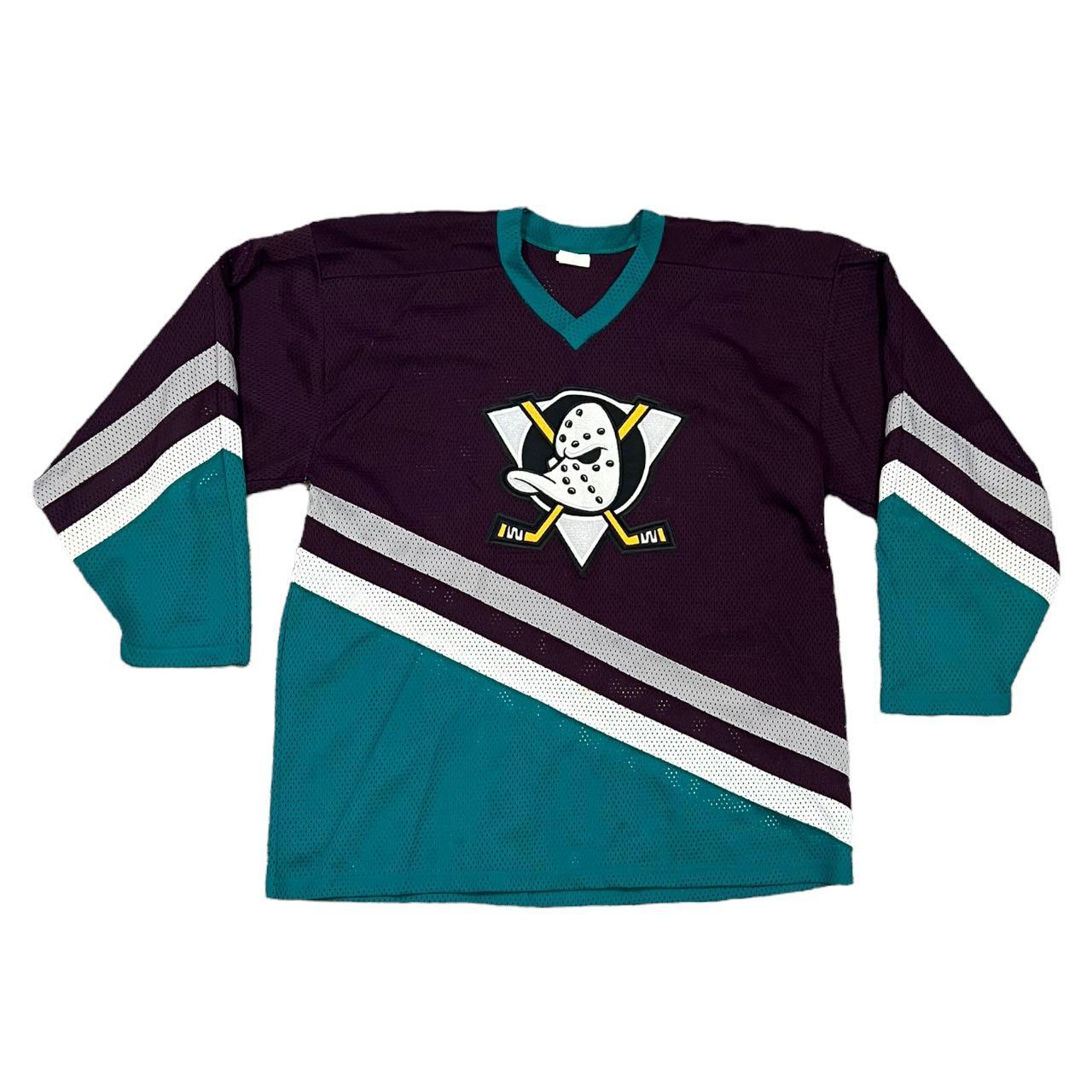CustomCat Anaheim Mighty Ducks Vintage NHL T-Shirt Purple / M