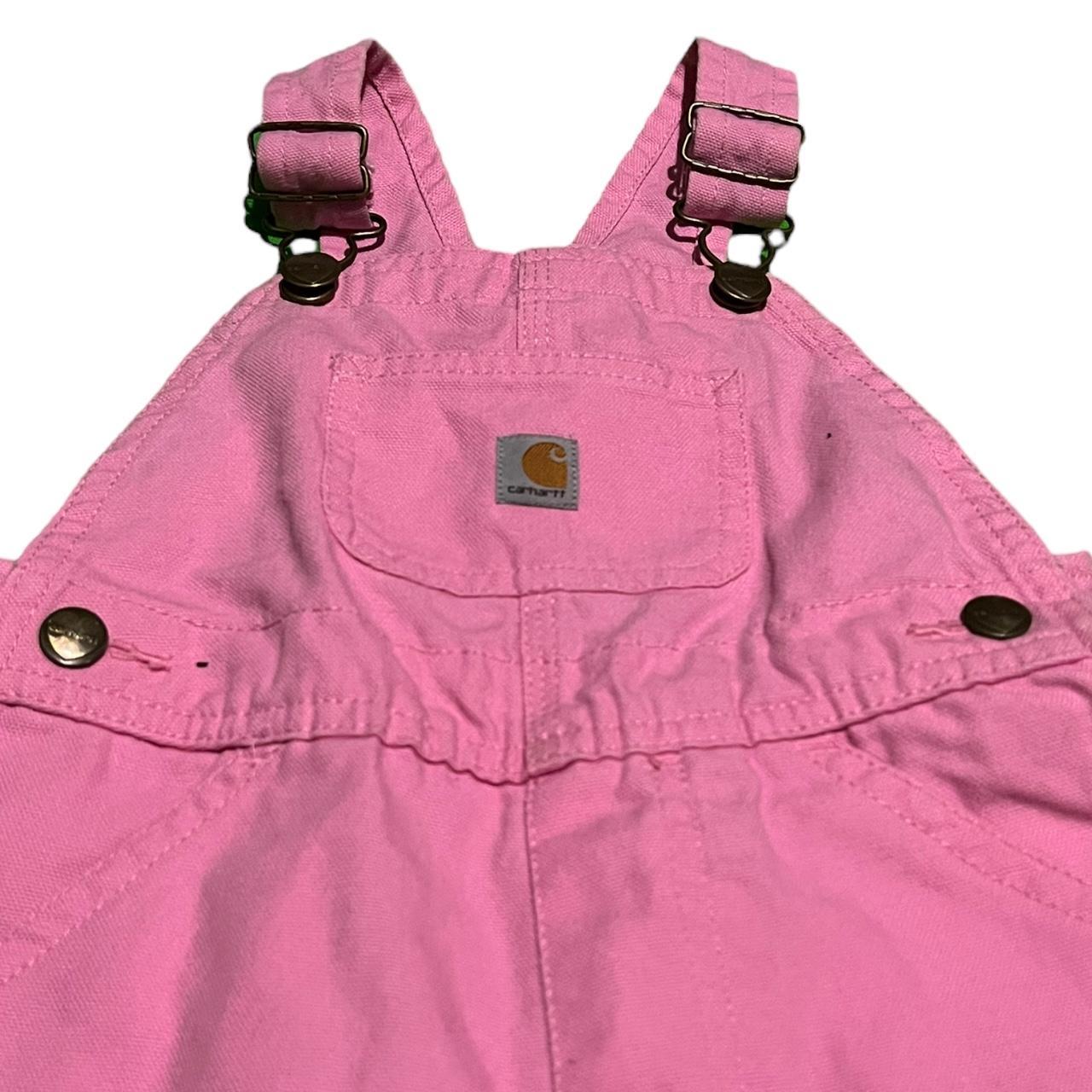 Carhartt Pink Dungareesoveralls Depop