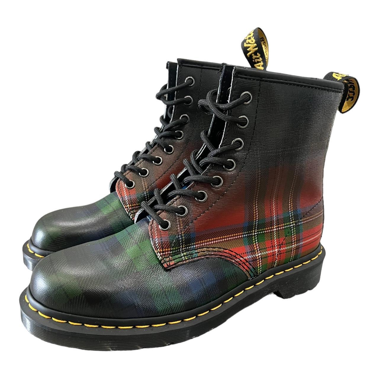 Dr. Martens 1460 Tartan Size 10 womens 9 mens Depop