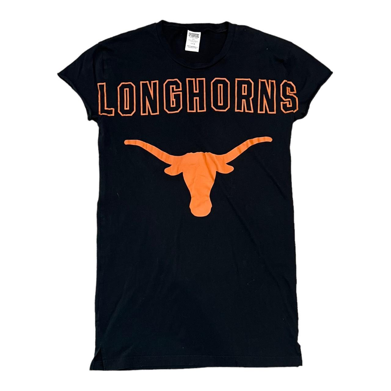 Pink Victoria’s Secret Texas Fight Longhorn tee sz store medium