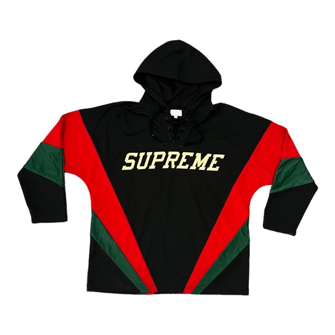 Supreme FW 2017 Hooded Hockey Jersey , Size: L , Pit...