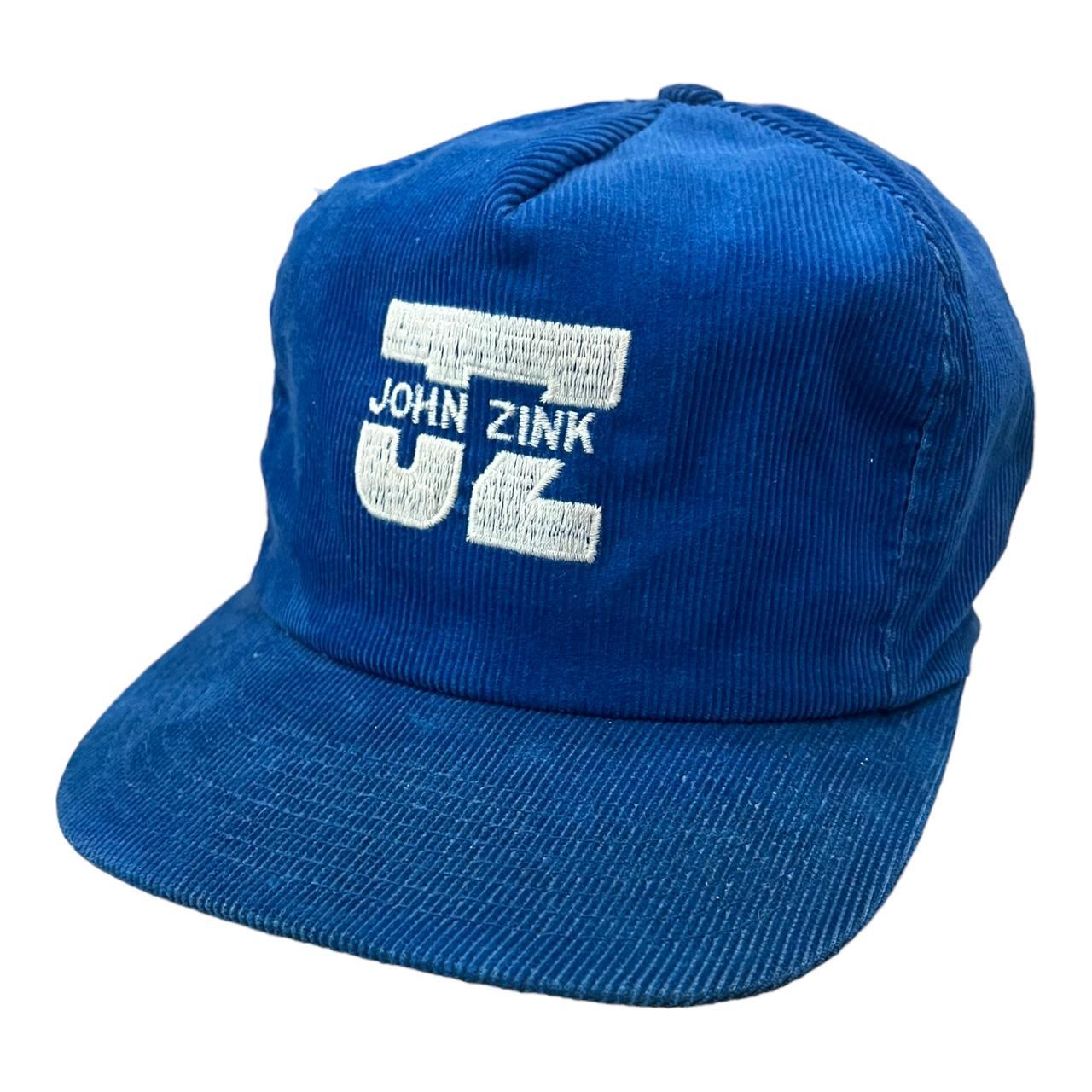 Vintage John Zink JZ Corduroy blue adjustable... - Depop