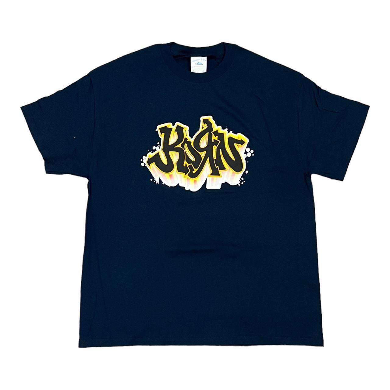 Vintage Korn Puffy Print Graffiti Logo T-Shirt Size: | Depop