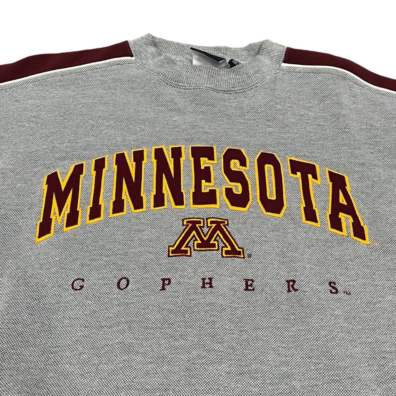 Vintage Minnesota Gophers Sweatshirt Mens Grey... - Depop