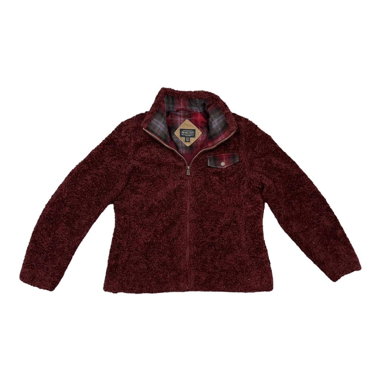 Pendleton fuzzy shop zip jacket