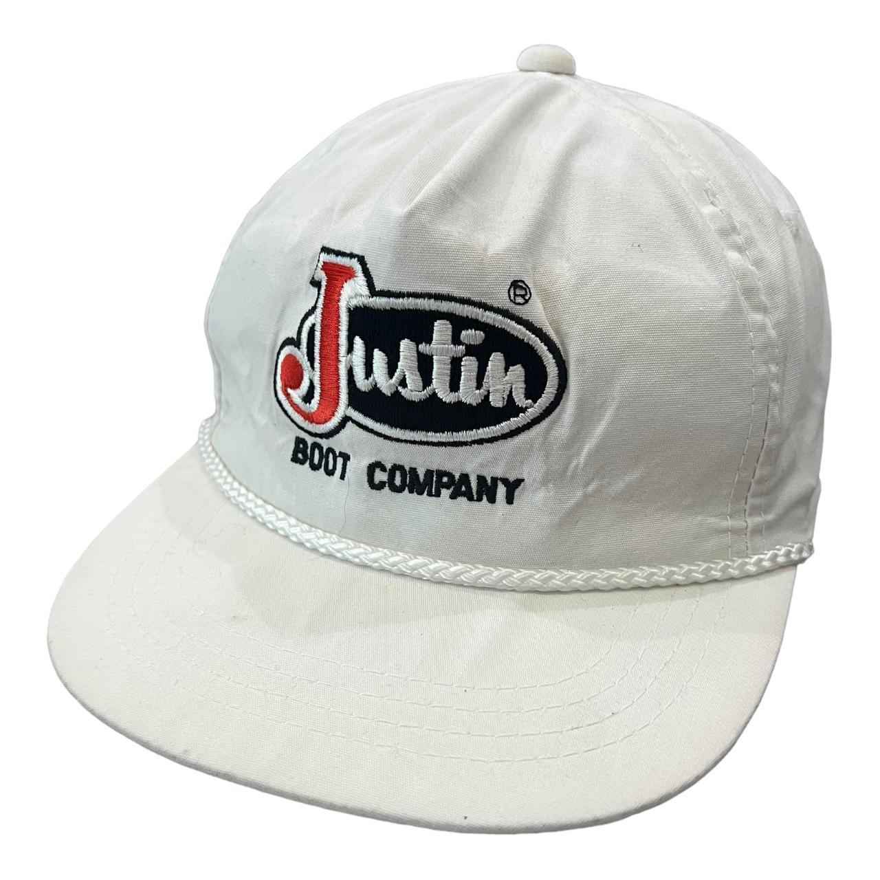 Vintage Justin Boot Company Snapback Hat