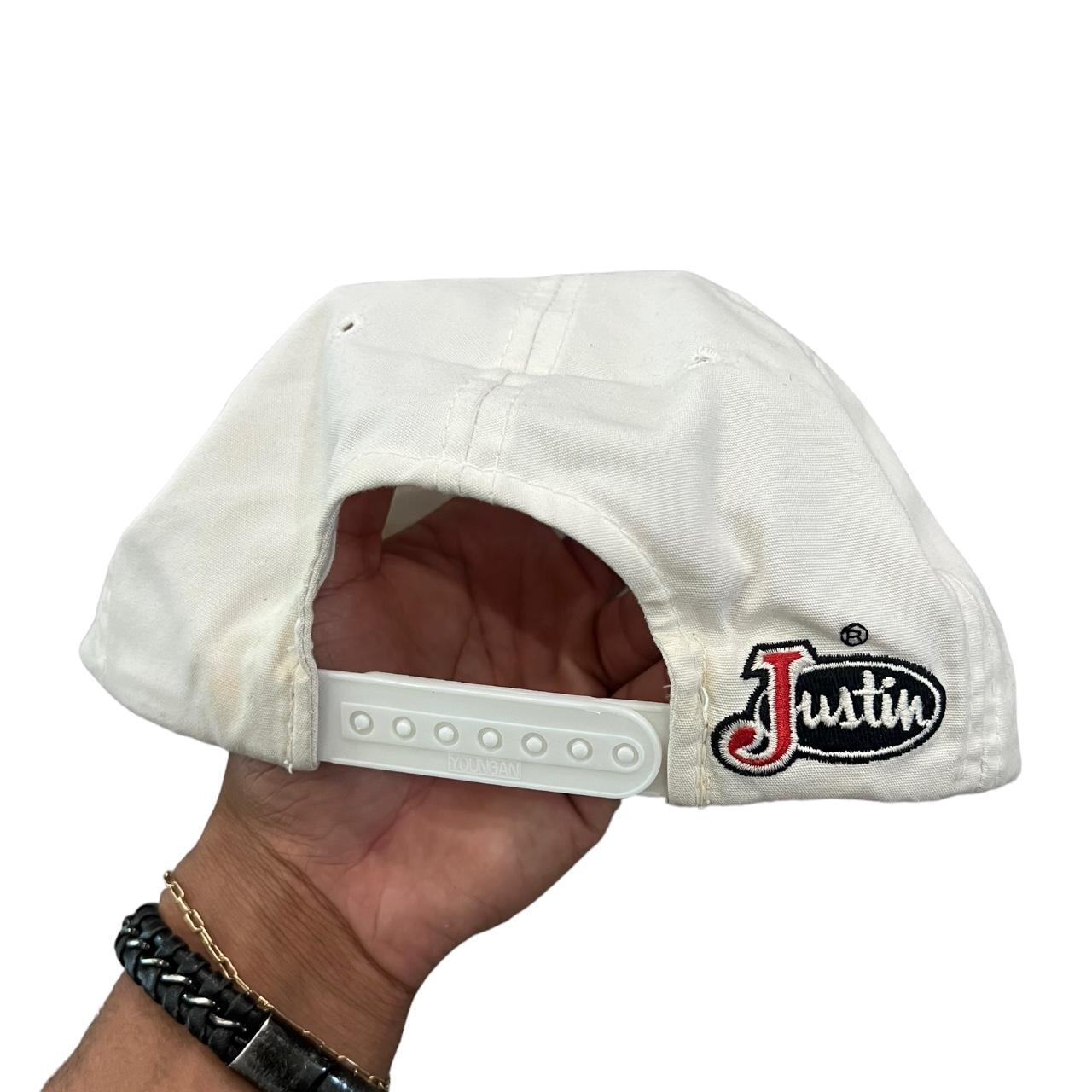 Vintage Justin Boot Company Snapback Hat Depop