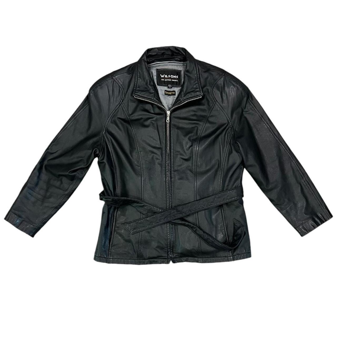 90s WILSONS LEATHER レザー ジャケット 黒 M シンサレート着脱