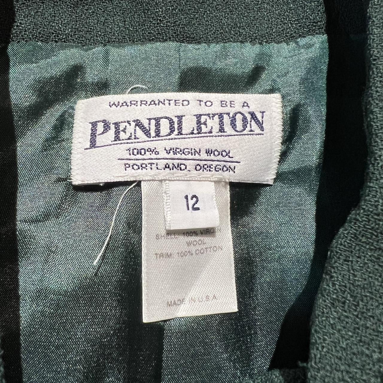 Pendleton Women's Blazer Jacket - Green - 12 – Vi… - image 4