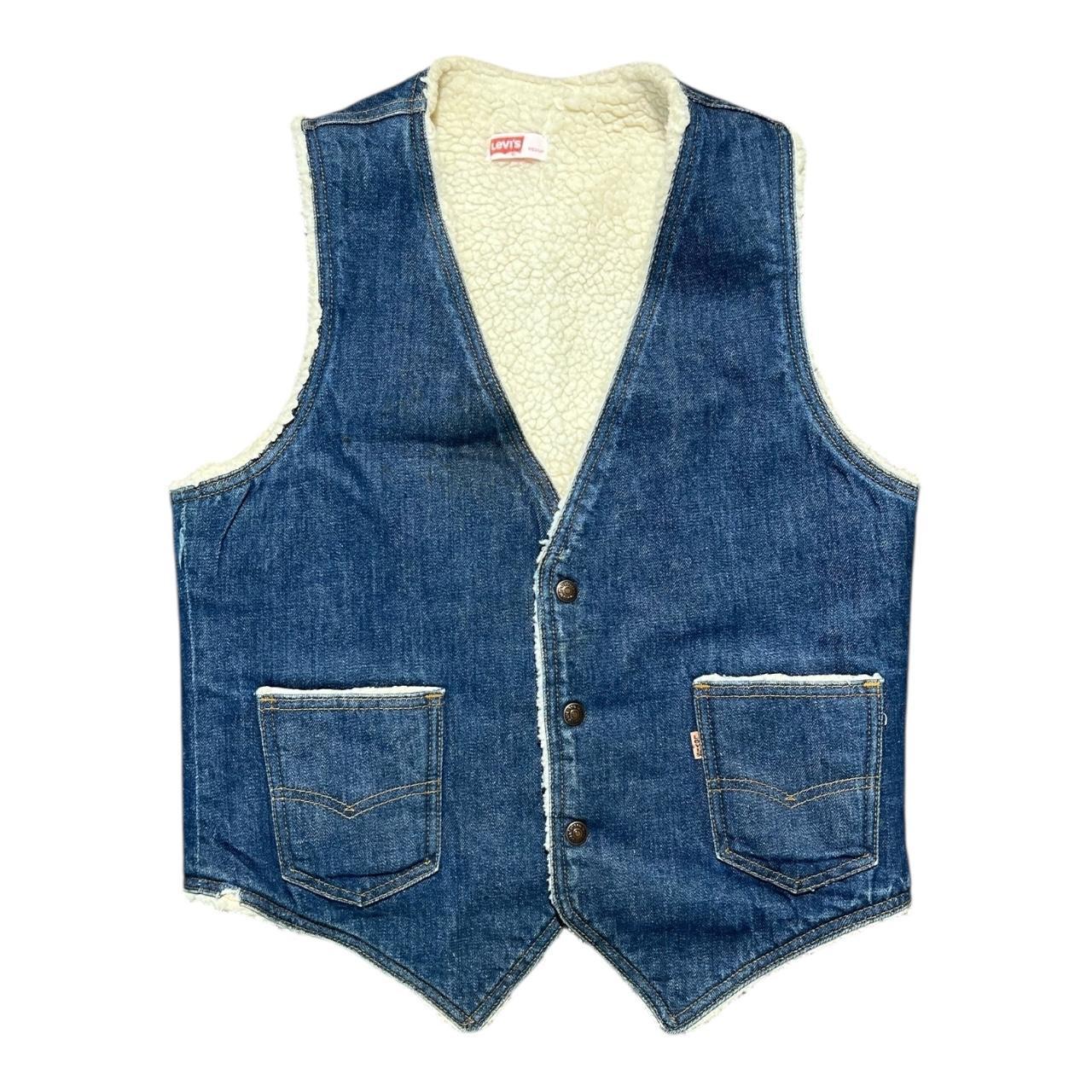 Levi's Women's Vest - Blue - M – Vintage 70's Lev… - image 1