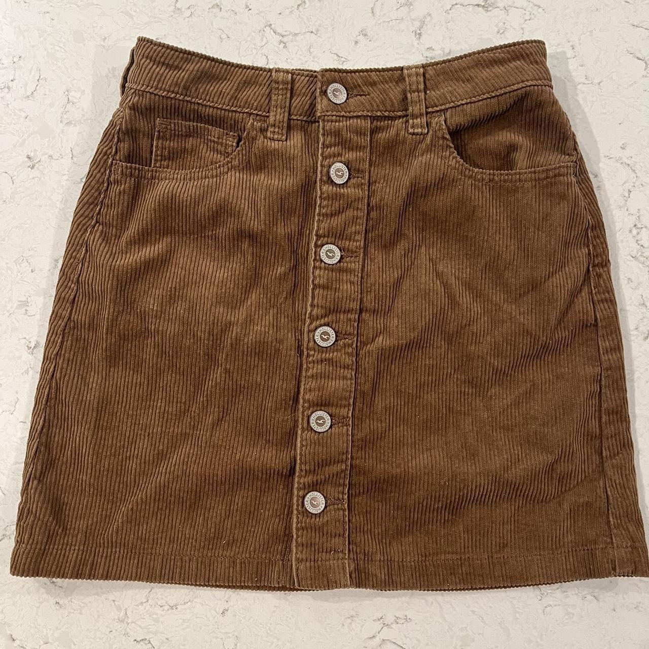 Hollister corduroy mini skirt best sale