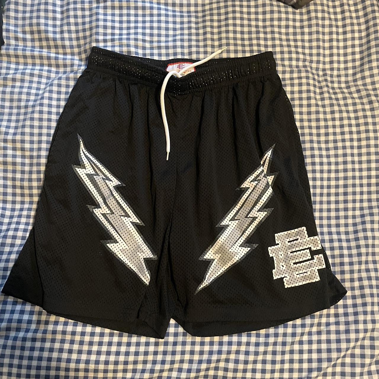 Black Eric Emanuel shorts size men’s L. Fits more... Depop