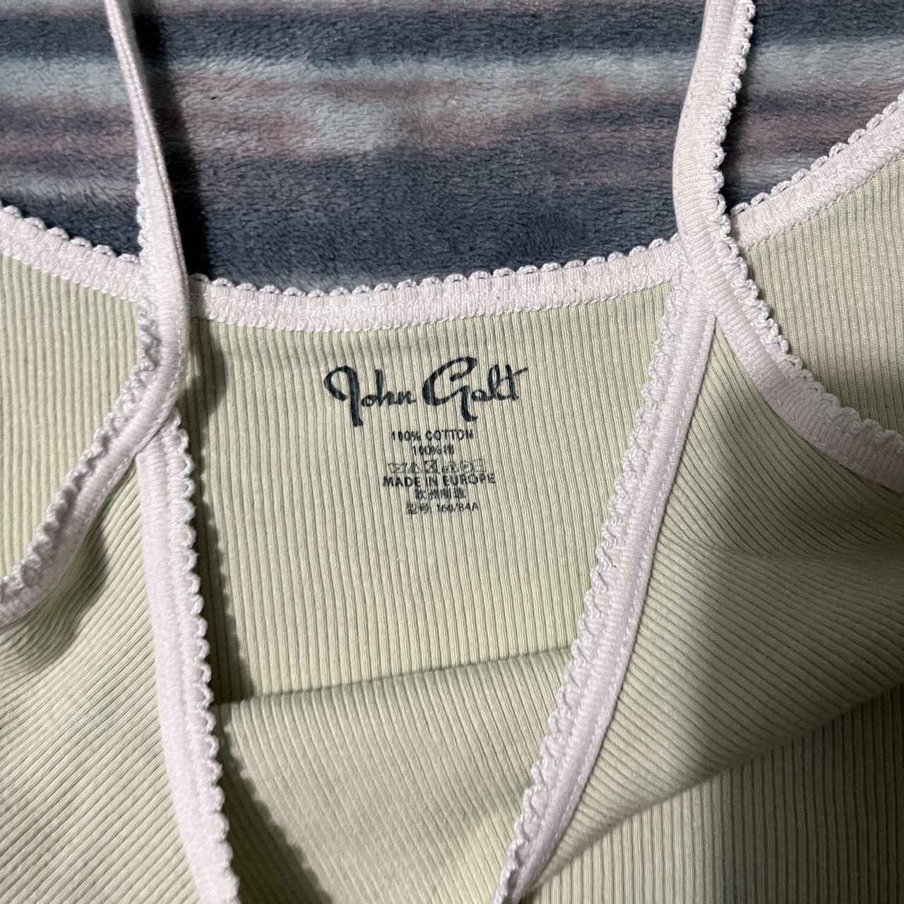 Brandy Melville Women's Green Veststankscamis Depop