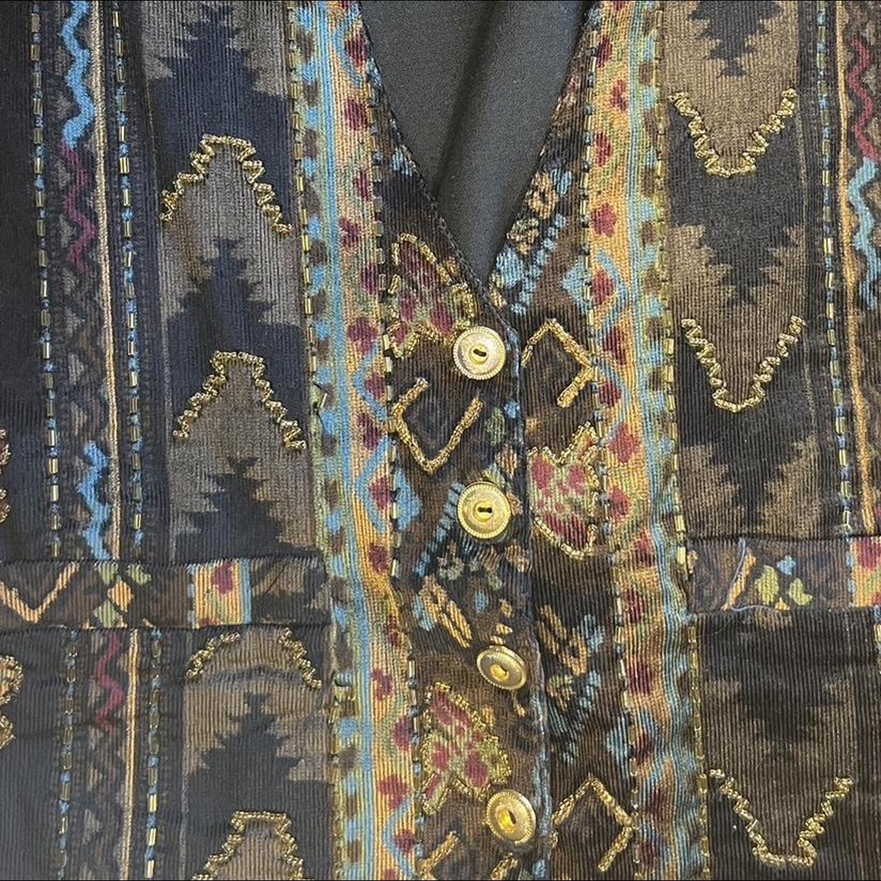 Vintage Beaded Vest Super detailed and... Depop