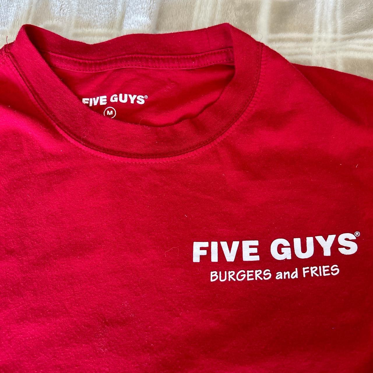 Five Guys red tshirt Depop