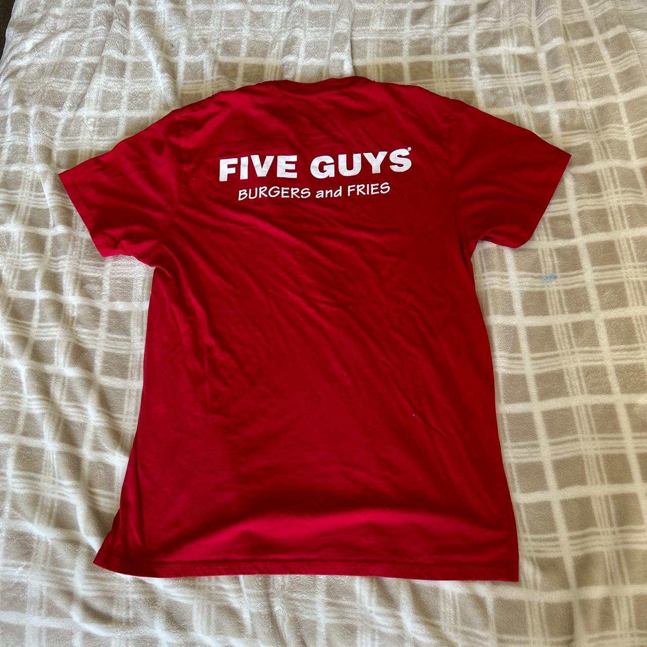 Five Guys red tshirt Depop