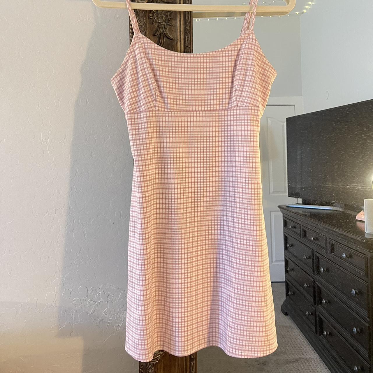 Brandy Melville Women's Pink Dress Depop