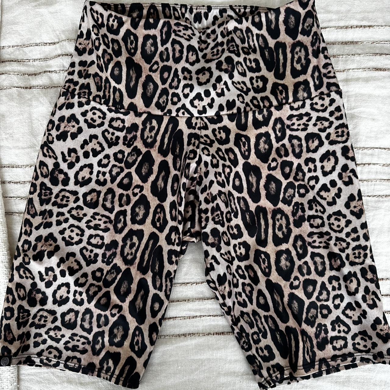 Onzie leopard bike shorts on sale