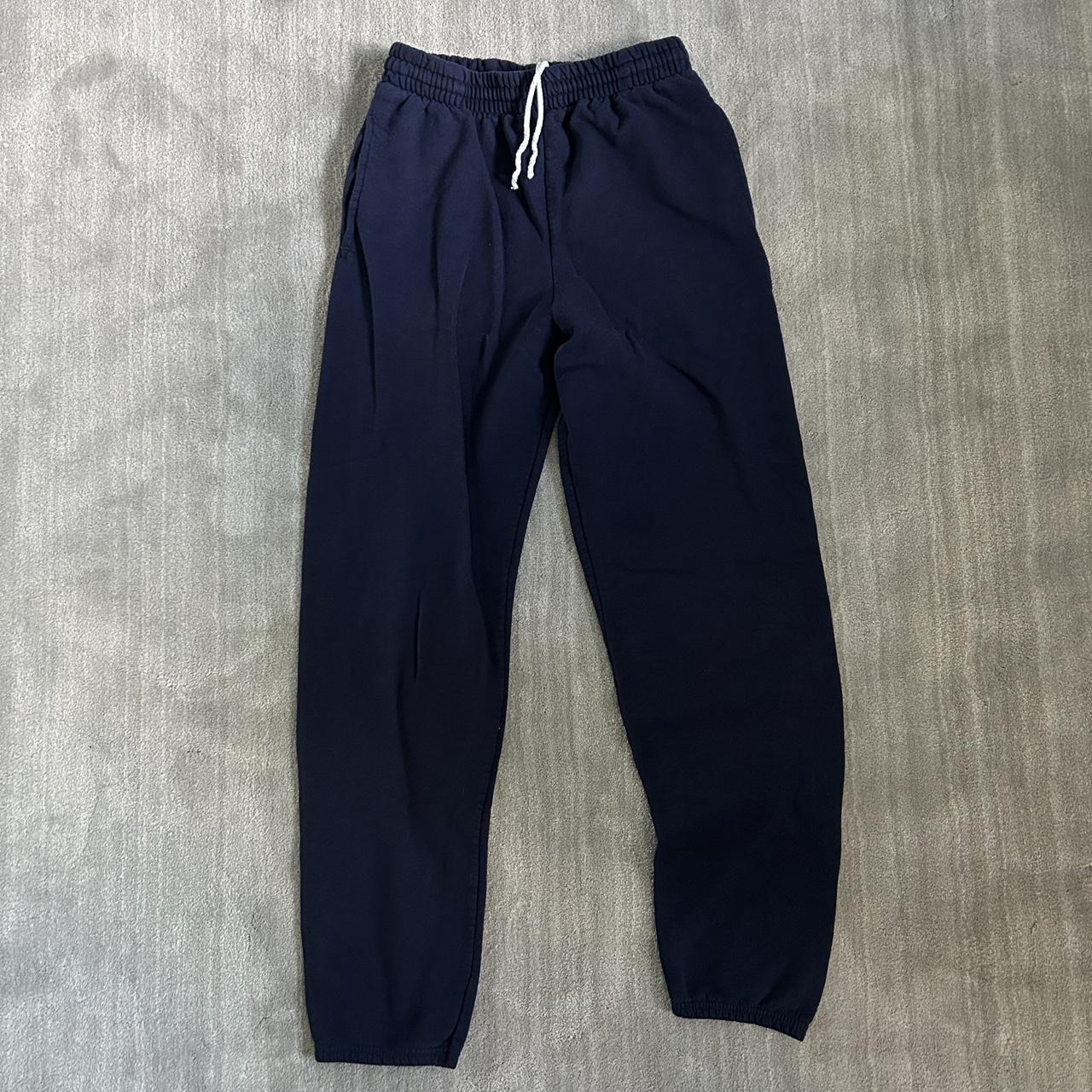 Fruit of the loom navy blue sweatpants sale