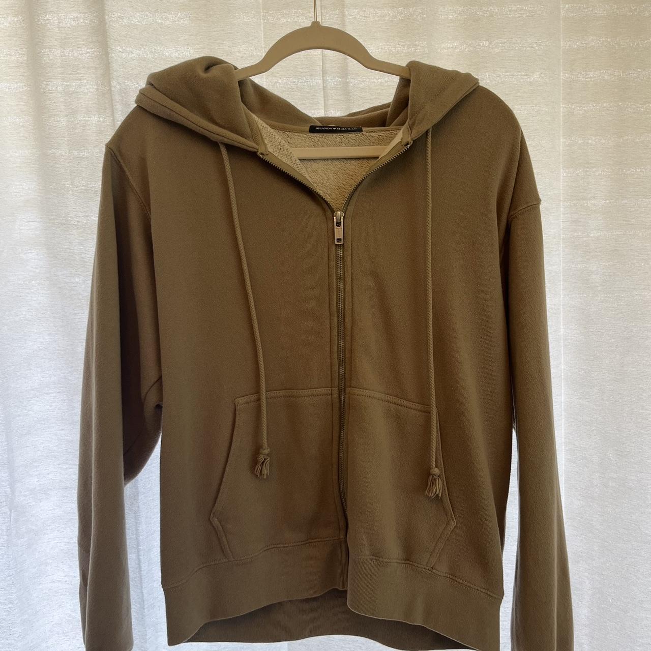 Brandy Melville zip up, barely warn Depop