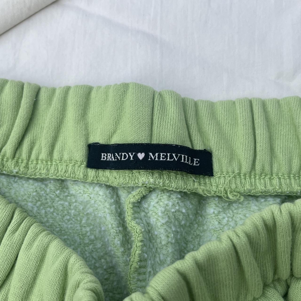 brandy melville green rosa sweatpants fits like xss... Depop