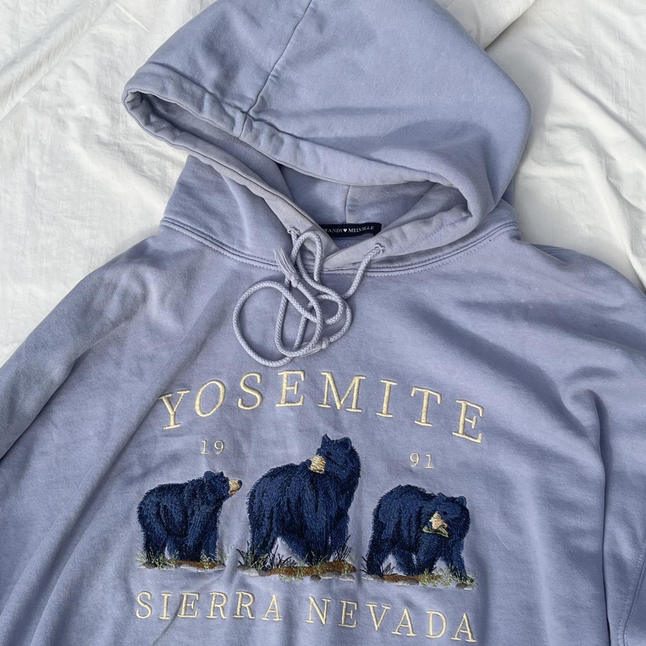 brandy melville periwinkle yosemite hoodie adorable... Depop