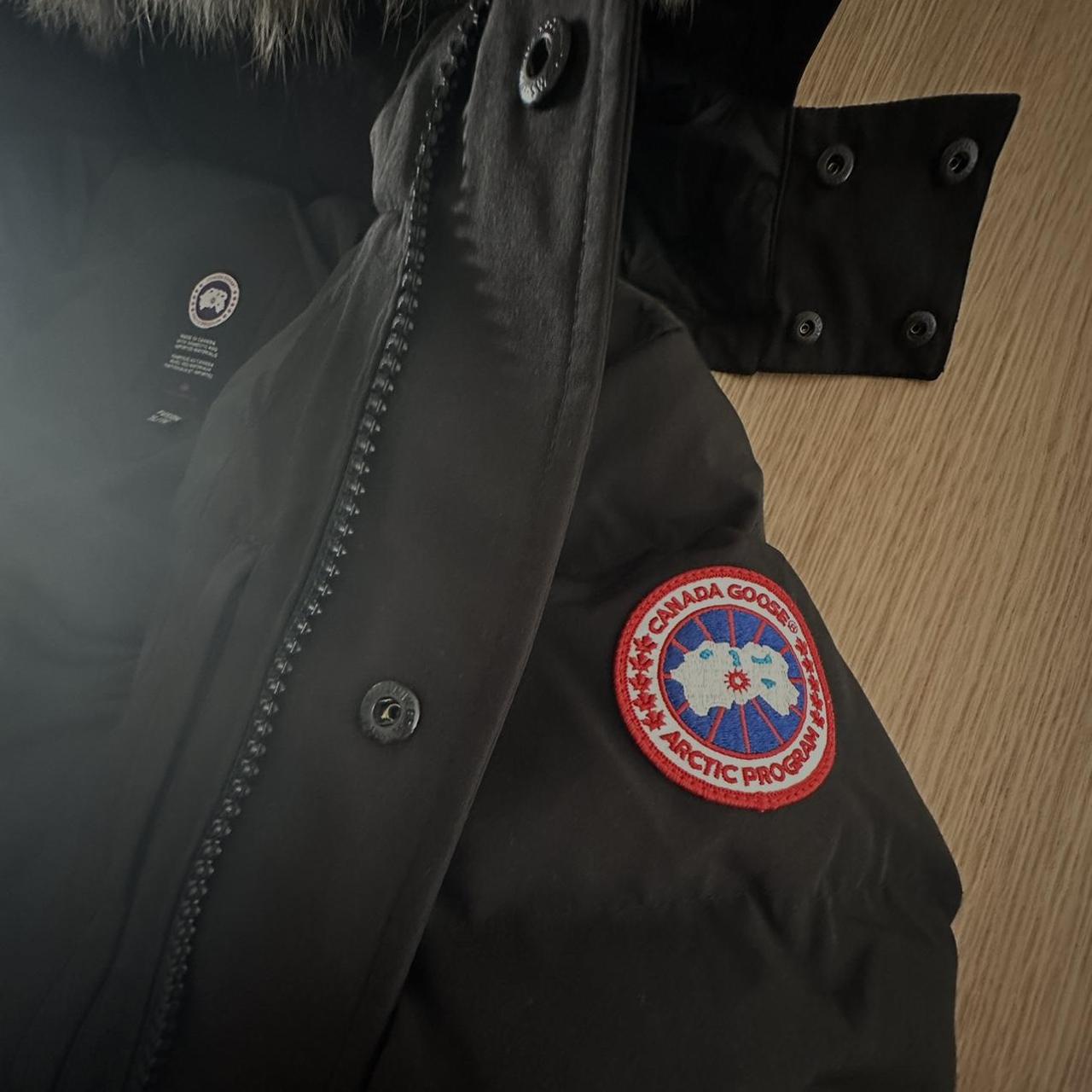 Canada Goose black puffer jacket size (XL) comes... - Depop