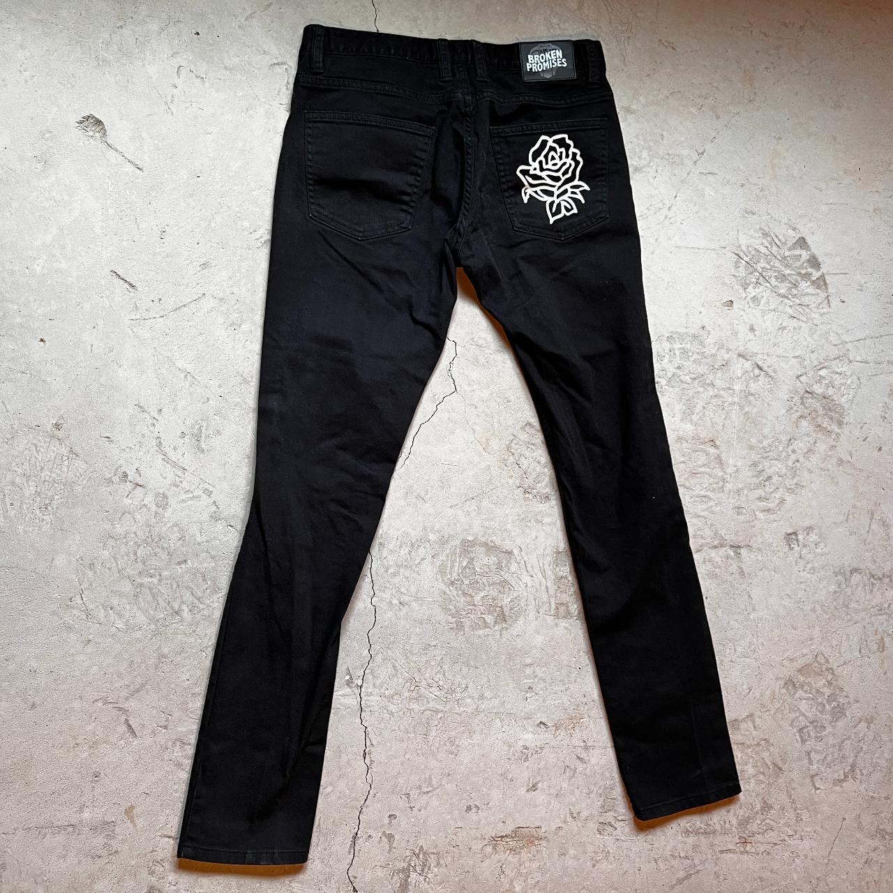 Zumiez Men's Black and White Jeans | Depop