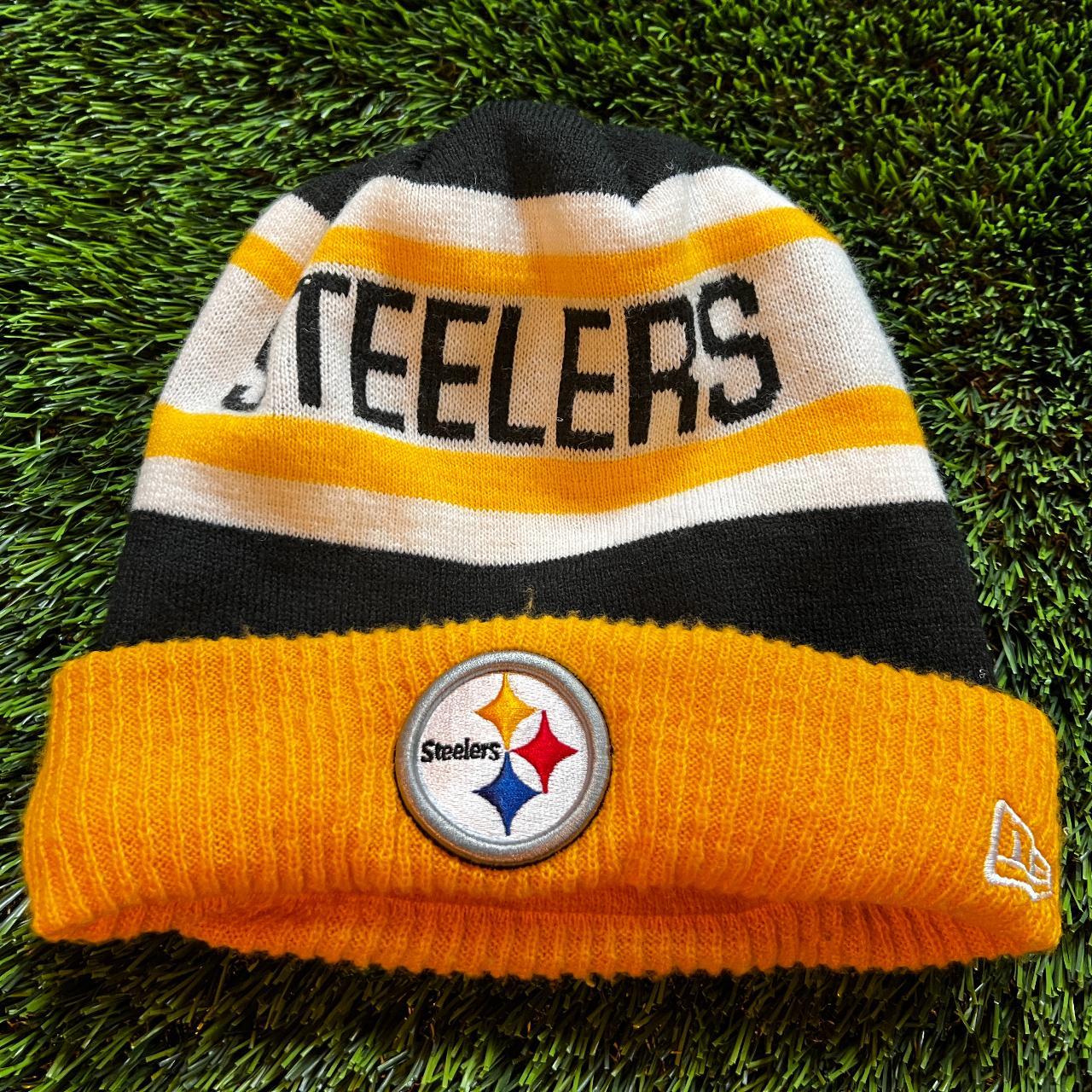 NEW ERA Pittsburgh Steelers NFL Sideline Knit Beanie - Depop